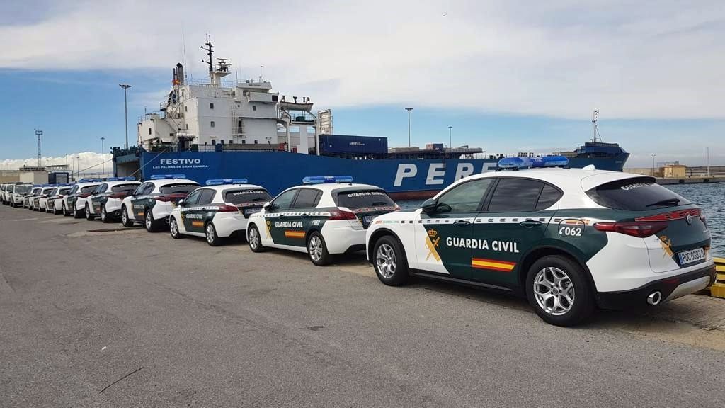 La Comandancia de la Guardia Civil de Ceuta renueva su flota de vehículos