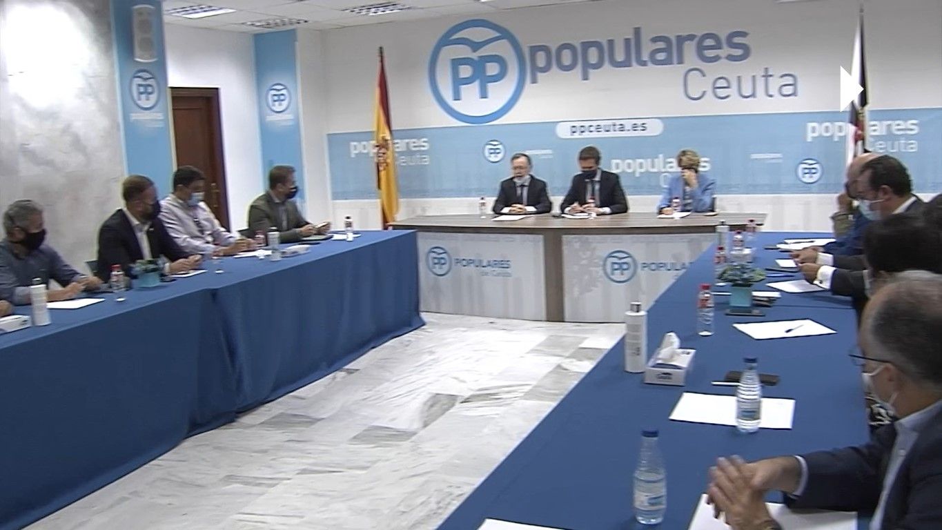 Los empresarios de Ceuta trasladan sus preocupaciones a Pablo Casado