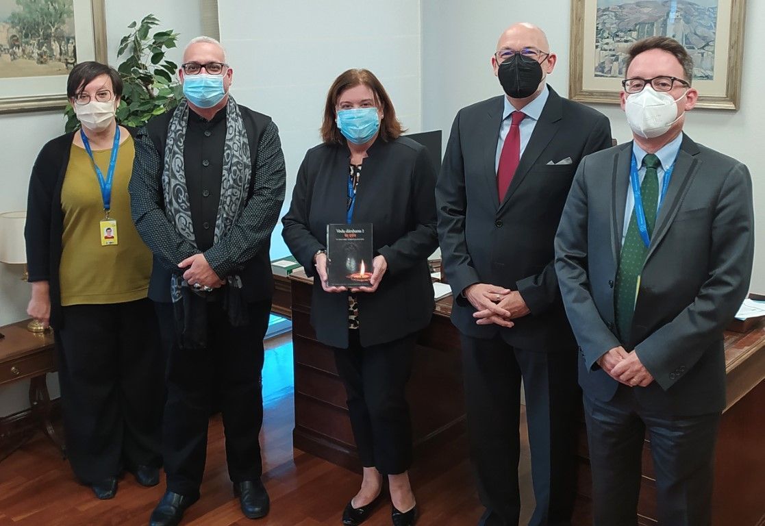 Miembros de la FHE y de la Subdireccion General de Libertad Religiosa