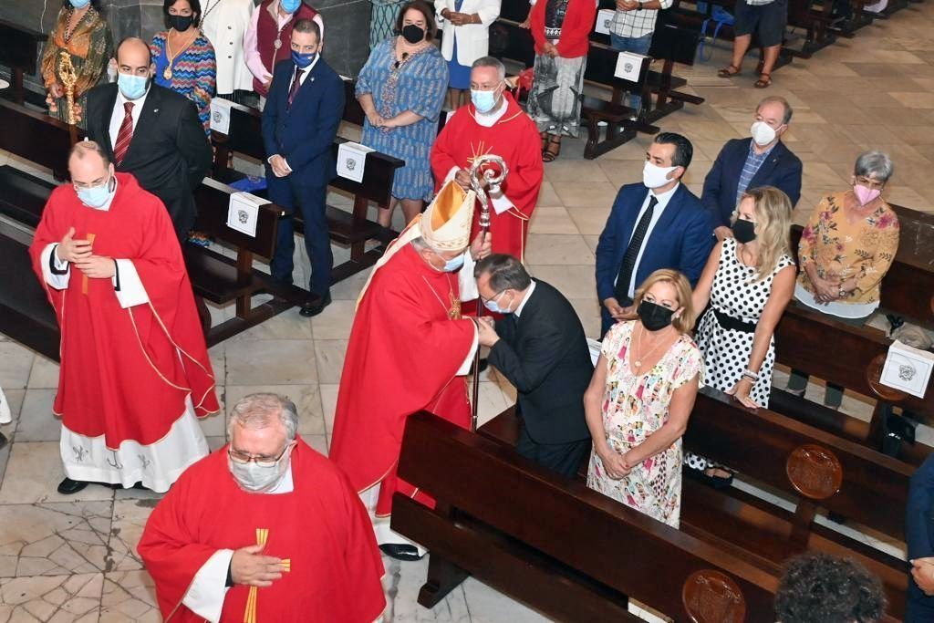Homenaje al patrón de Ceuta, San Daniel, en la Santa Iglesia Catedral