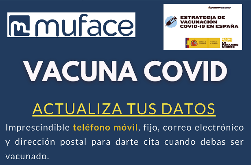 MUFACE lanza una campaña para actualizar los datos de mutualistas y beneficiarios