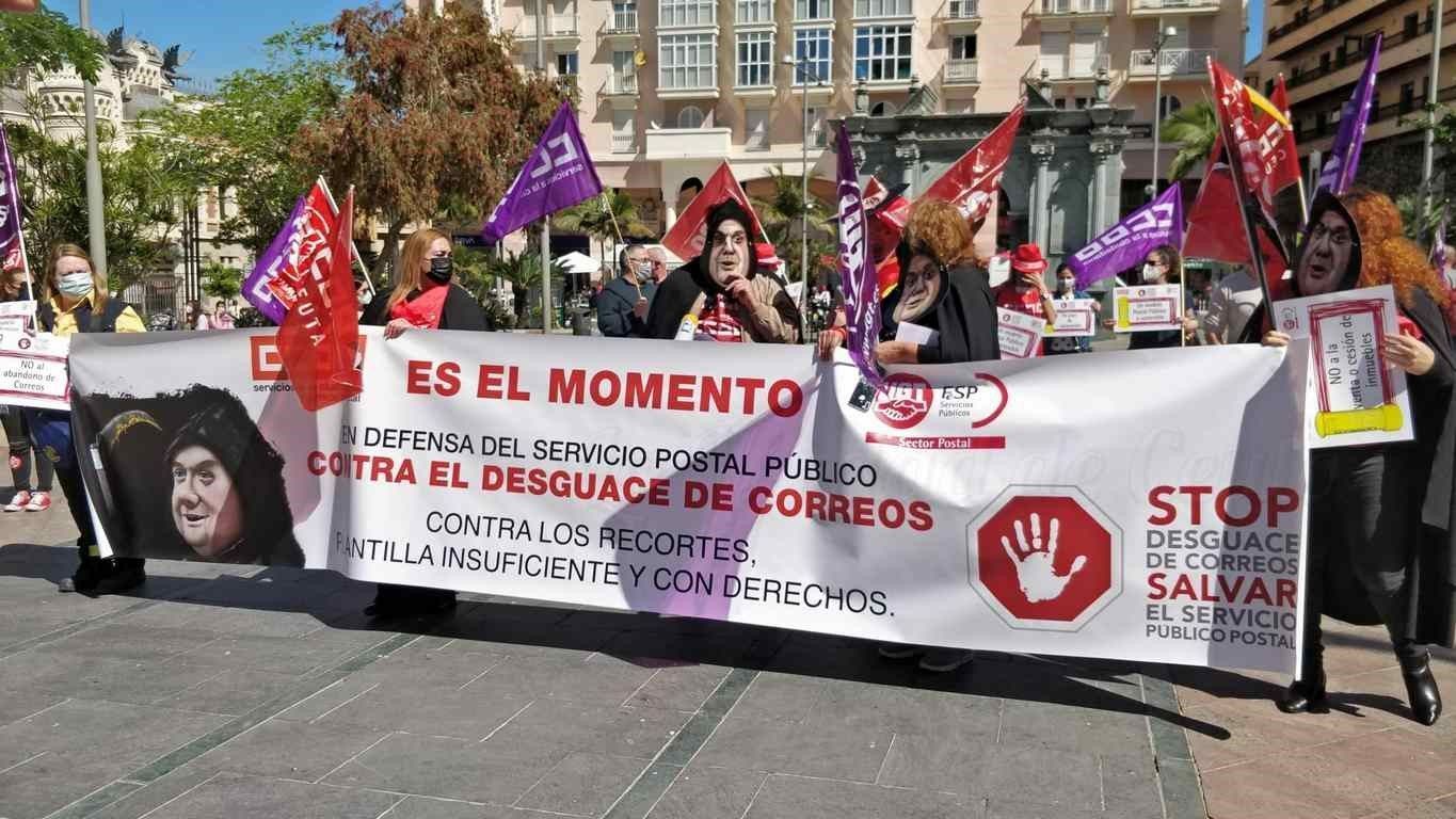 Mañana siguen las protestas por la situación de Correos