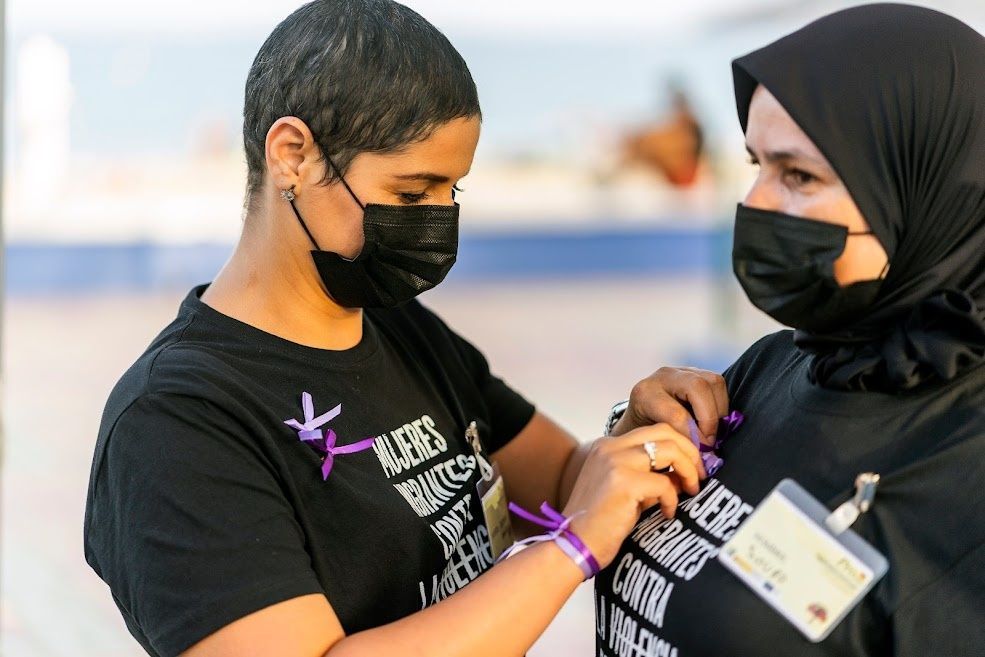 La campaña de sensibilización contra la violencia de género llega a centenares de mujeres en Ceuta