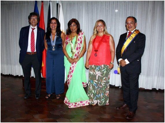 Kumari Namwani, nueva presidenta del Rotary Club de Ceuta
