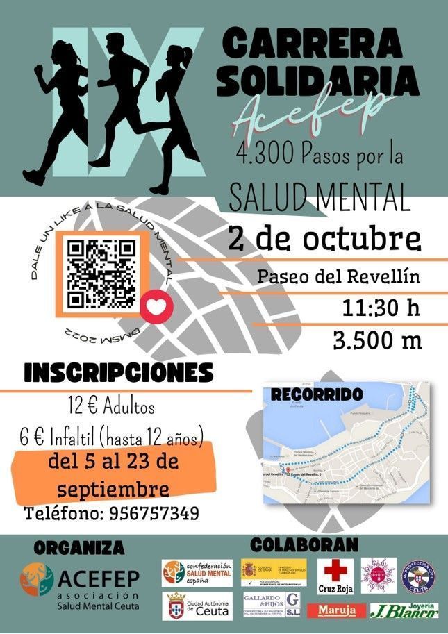 ACEFEP celebra el 2 de octubre la “IX Carrera Solidaria"