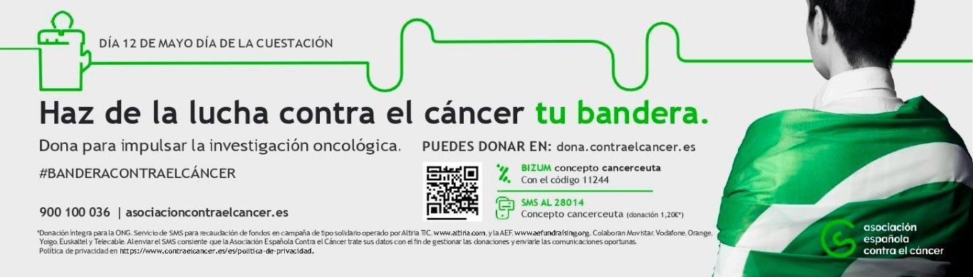 La AECC sale mañana a la calle y anima a la sociedad a que haga de la lucha contra el cáncer su bandera