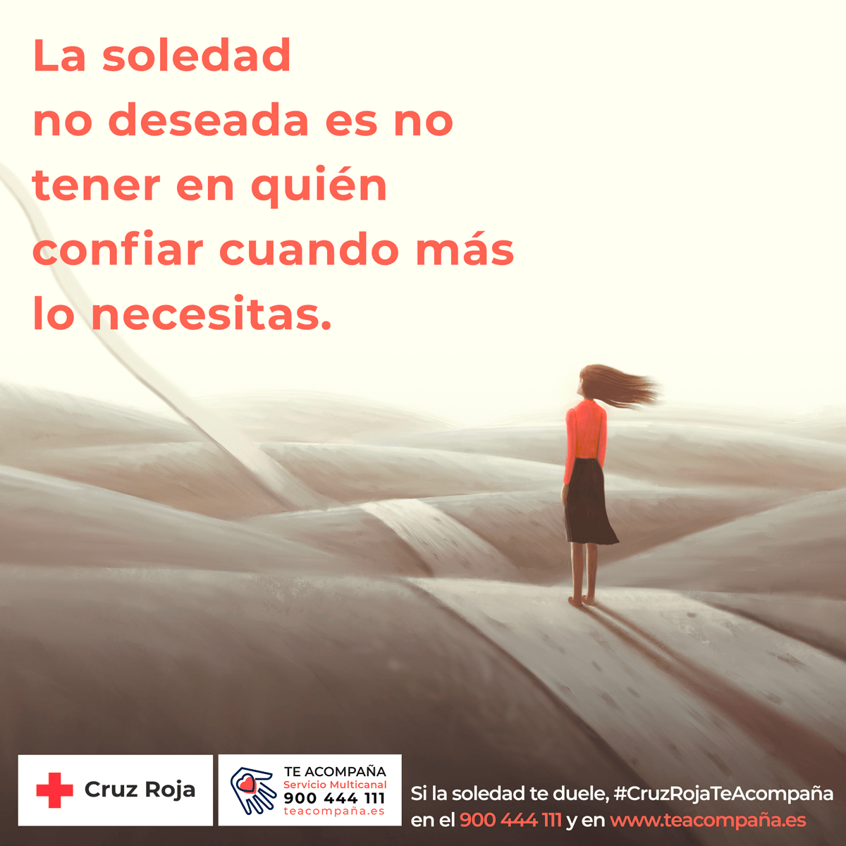 La Cruz Roja ha acompañado a más de 3.000 personas en situación de soledad no deseada