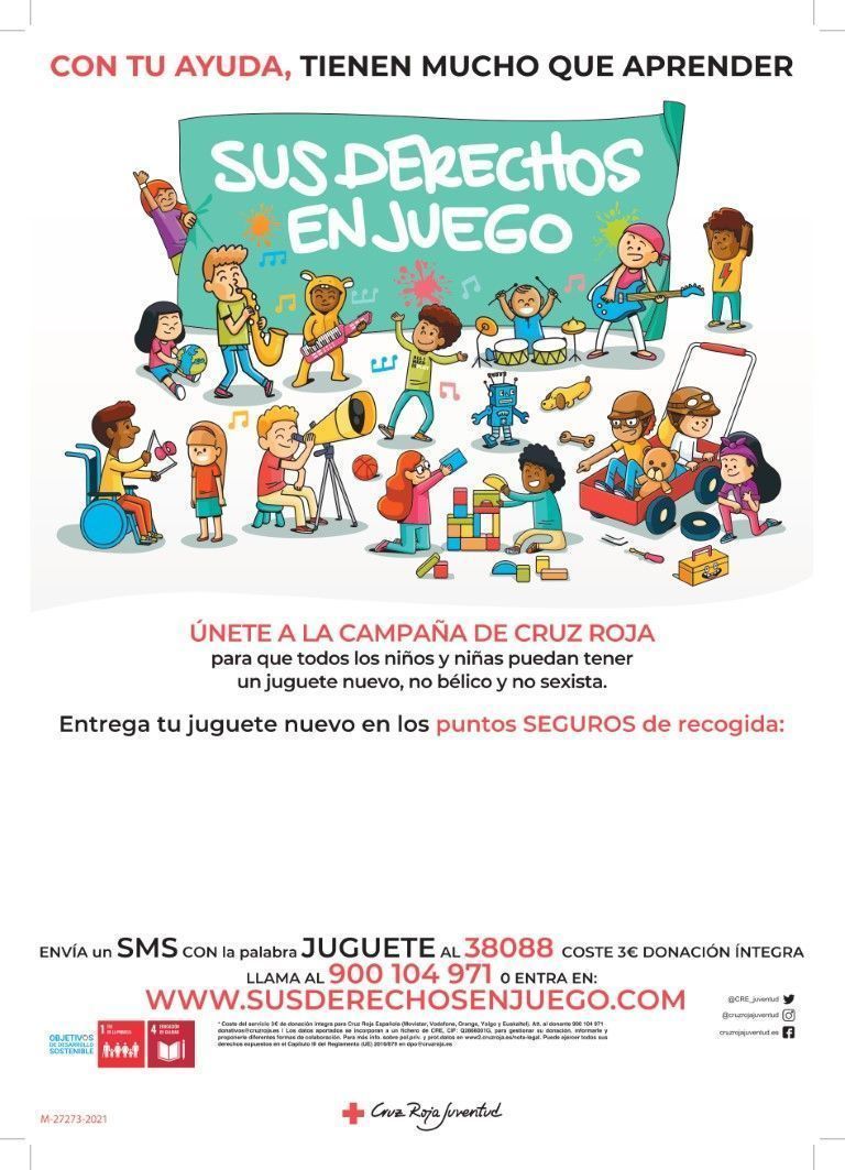 La Cruz Roja inicia mañana la campaña “El juguete educativo”