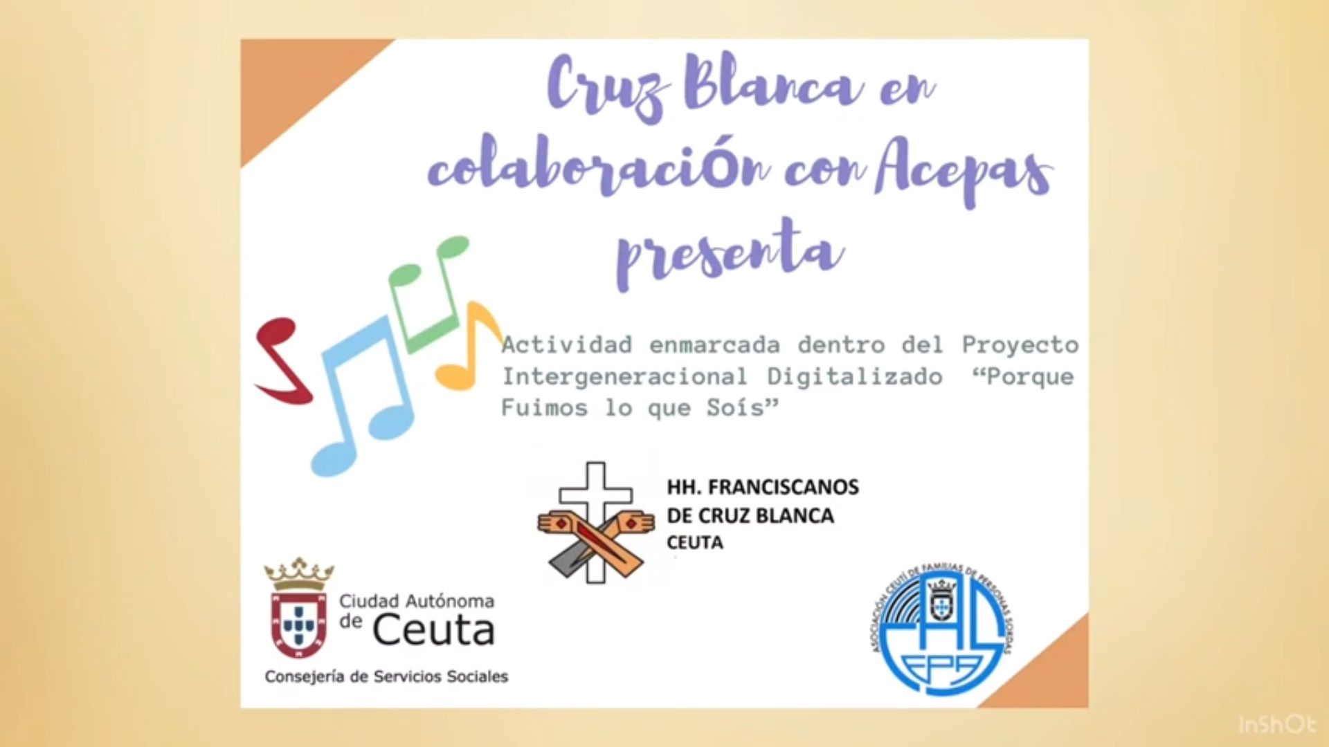 La Cruz Blanca crea el vídeo “Canta en lengua de signos”