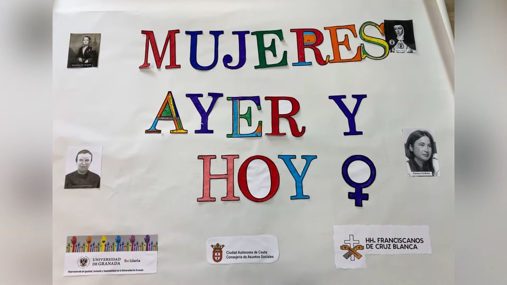 Voluntarias de la UGR y residentes de la Casa Familiar Nuestra Señora de los Ángeles realizan una actividad por el Día de la Mujer