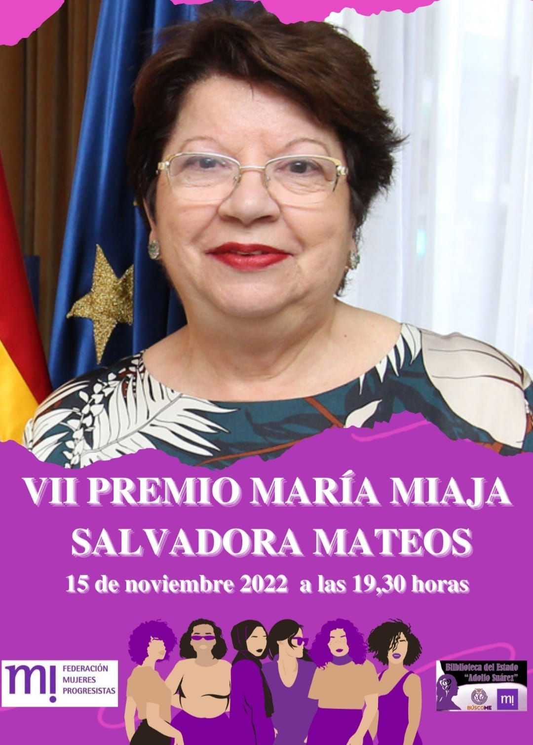 La exdelegada Salvadora Mateos recibirá el VII Premio María Miaja