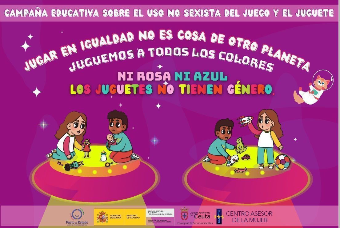 El CAM lanza una campaña contra el uso sexista de juguetes