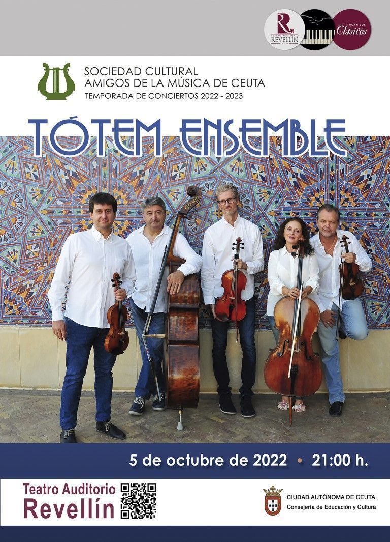 Cultura pone a la venta las entradas para el concierto de Totem Ensemble