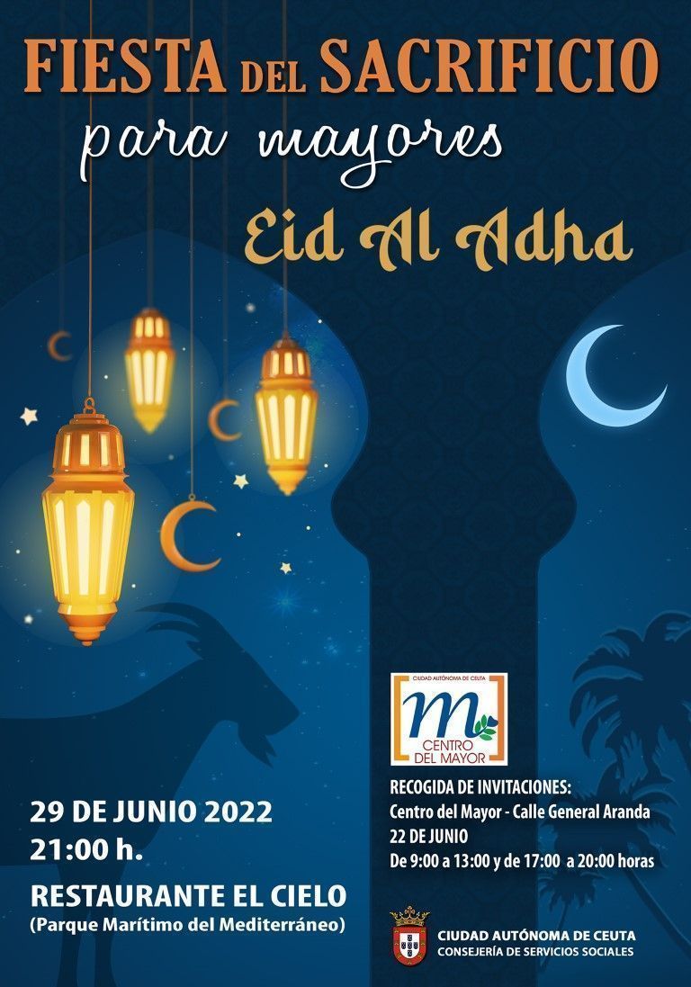 El Centro del Mayor celebrará un acto por la Fiesta del Sacrificio