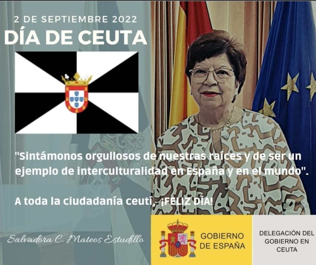 La delegada del Gobierno felicita a todos los ceutíes por el Día de Ceuta