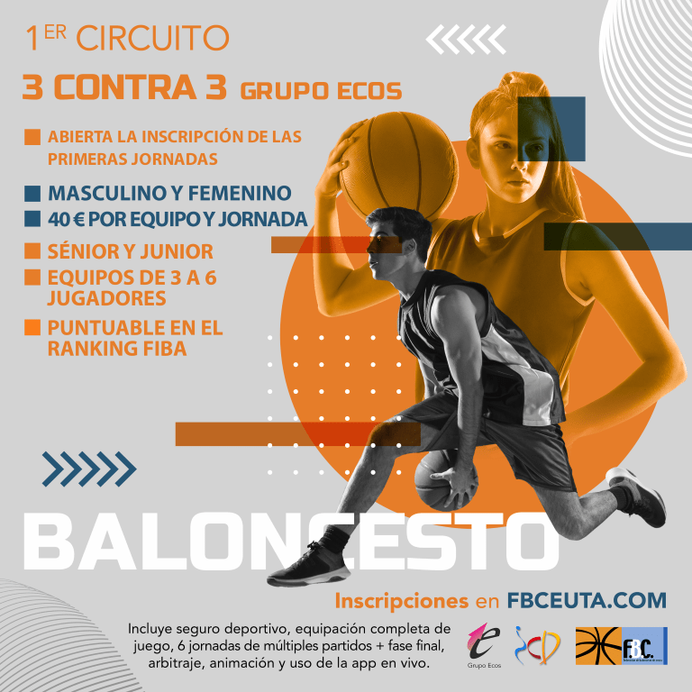 Últimos días para inscribirse en la primera jornada del circuito 3 contra 3 de la FBC