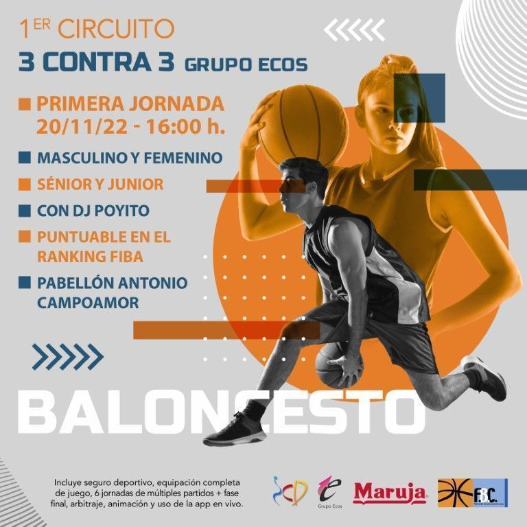 El Pabellón Antonio Campoamor acoge este fin de semana las primeras jornadas de los circuitos 3 contra 3 