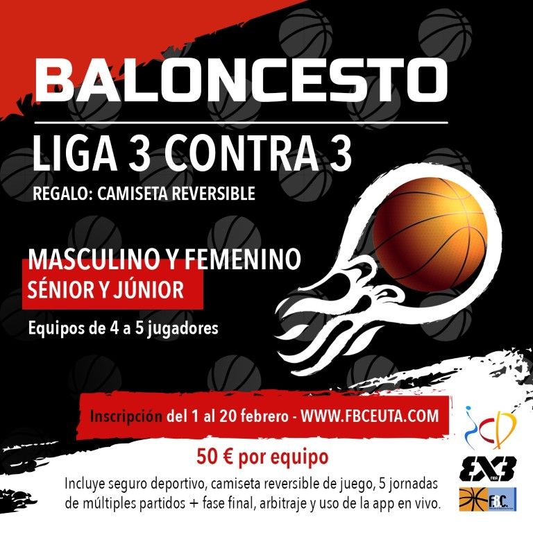 La Federación de Baloncesto abre las inscripciones para la liga de 3 contra 3