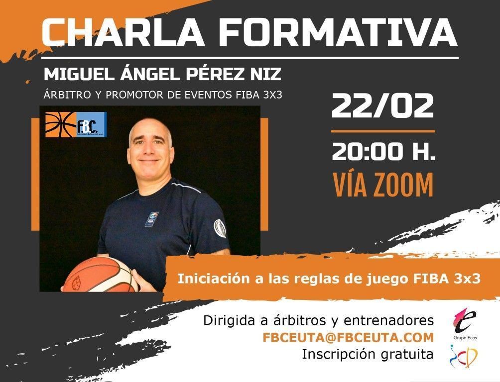 Miguel Ángel Pérez ofrecerá una charla específica de baloncesto tres contra tres 