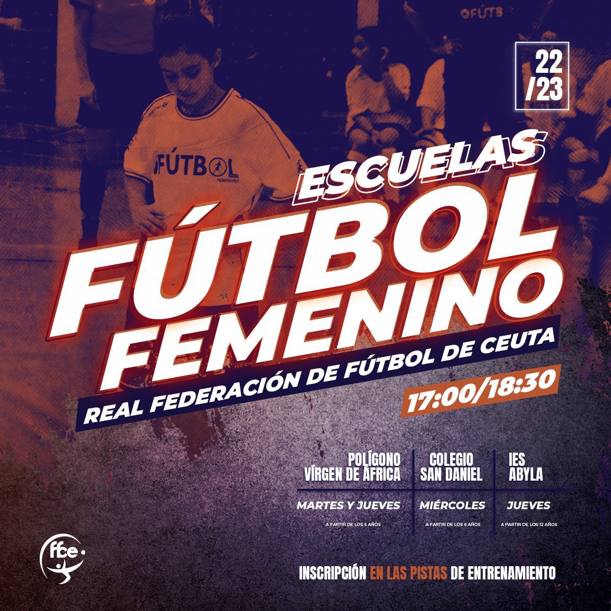 La Comisión de Fútbol Femenino iniciará la próxima semana las distintas Escuelas