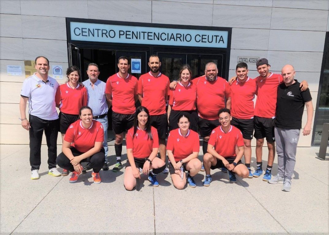 El Ceuta Dos Mares Mendizabal y un equipo de árbitros del CTA se enfrentan en un amistoso 