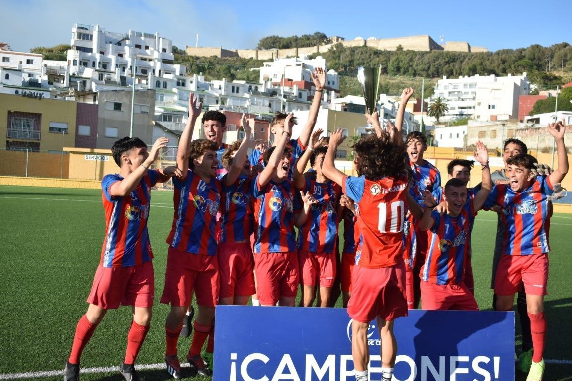 El CD Puerto, campeón de la Liga Cadete de Fútbol