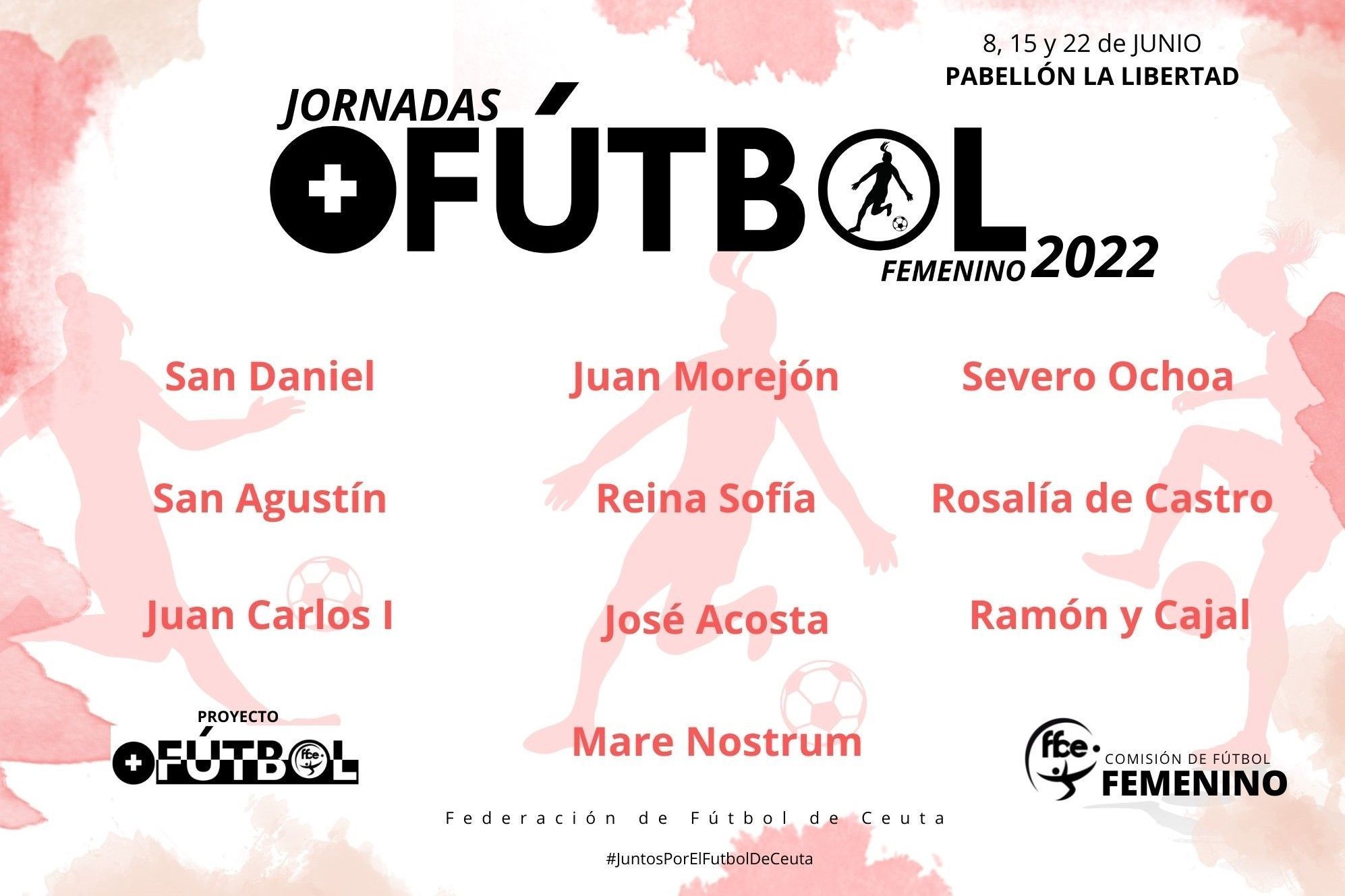 Este miércoles arrancan las ‘Jornadas +Fútbol Femenino’ con la participación de 10 colegios 