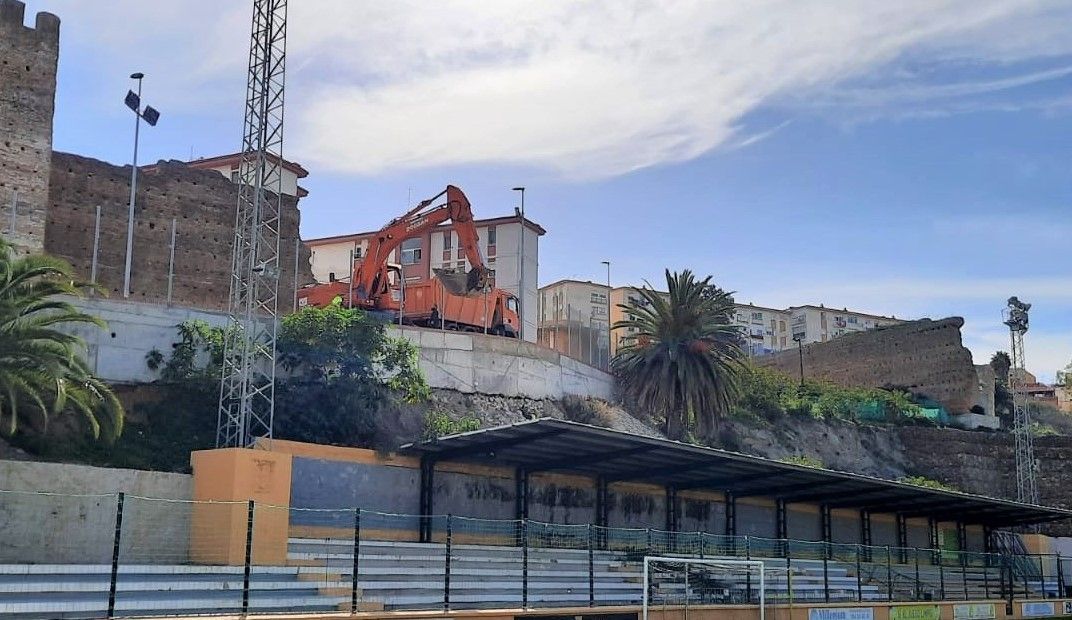 Comienzan las obras de remodelación del muro de contención del ‘José Benoliel’