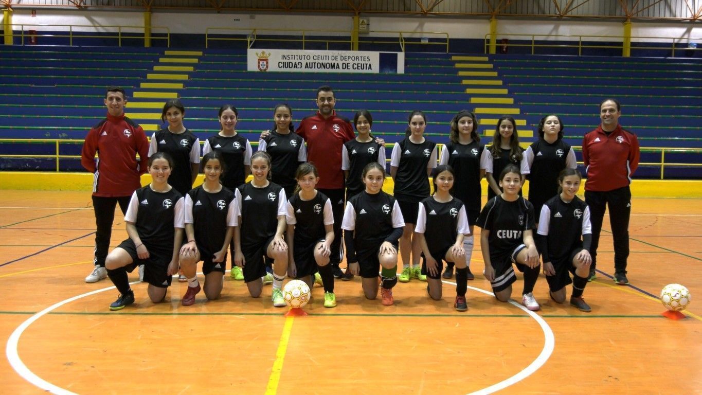 Primera sesión para la selección Sub-14 Femenina de Fútbol Sala 
