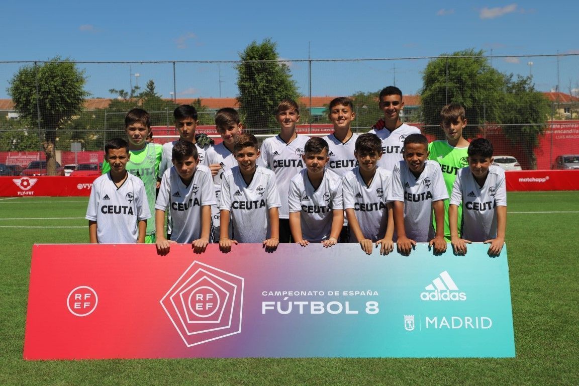 La selección Sub12 de Ceuta sufre tres derrotas en la jornada inaugural del Campeonato de España 