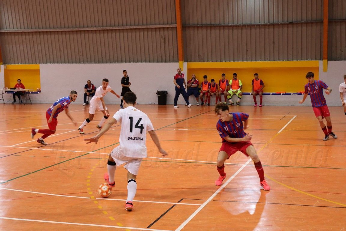Derrota del CD Puerto Atlético en Almería (9-2) y empate del Deportivo Ceutí en casa (2-2)