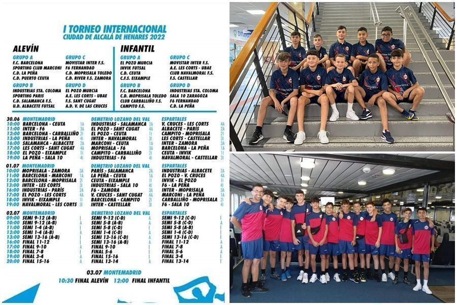 Comienza el I Torneo Internacional de Fútbol Sala de Alcalá de Henares con la participación del CD Puerto