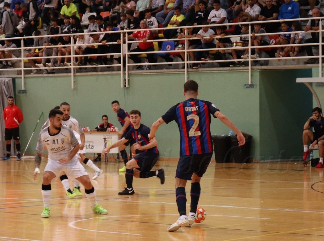 Dura derrota de la UA Ceutí ante el Barcelona Atlètic (4-10)