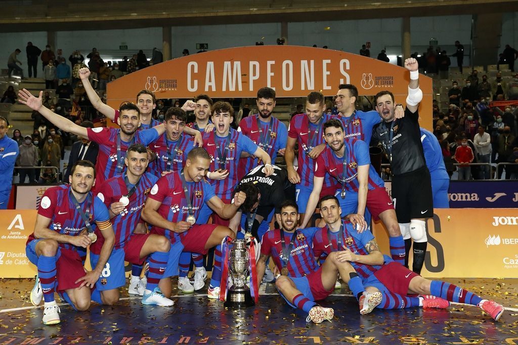 El Barcelona gana en Jerez la Supercopa de fútbol-sala con presencia de ceutíes en las gradas