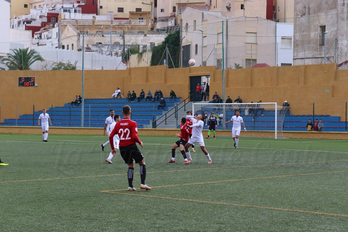 El Ceuta 'B' cae en casa ante el Cartaya (0-1)