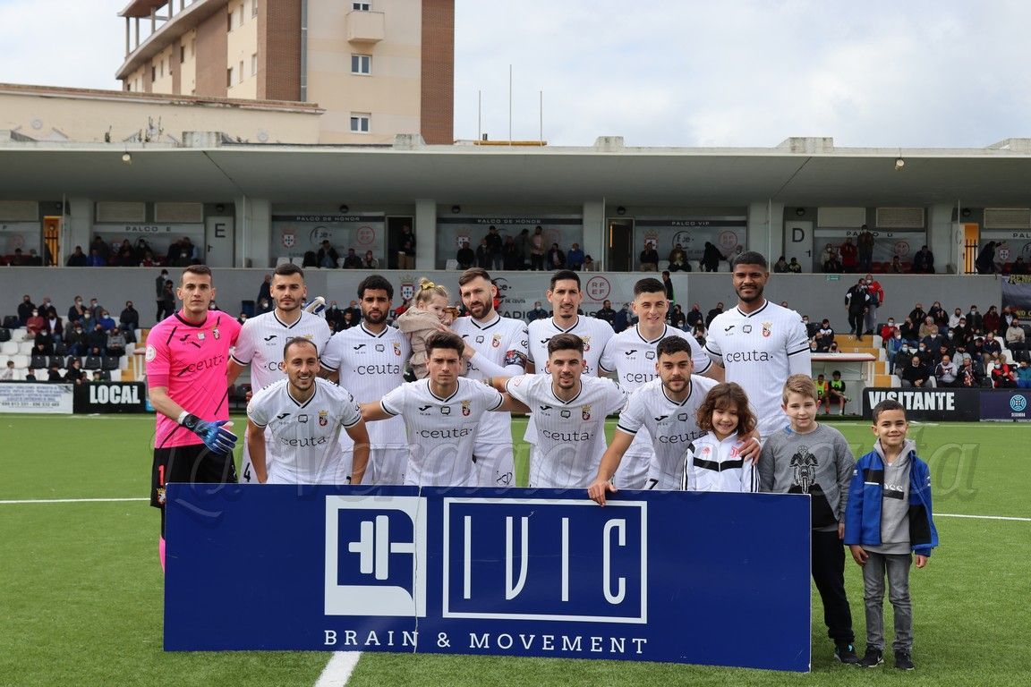 La AD Ceuta remonta al colista y se afianza en los puestos de Playoff (3-1)