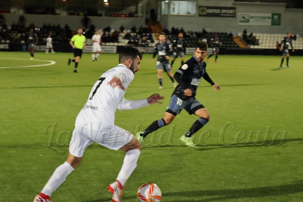 El Ceuta B pierde ante el Recreativo de Huelva con un gol en el descuento (0-1)