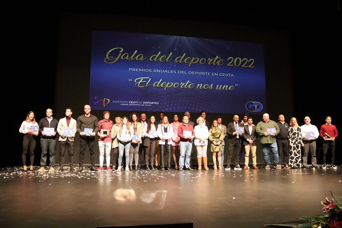 Premiados en la última Gala del Deporte celebrada en 2022