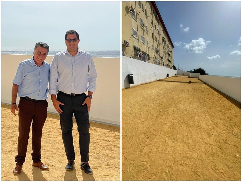 La Ciudad realiza actuaciones de mejora en las pistas de petanca