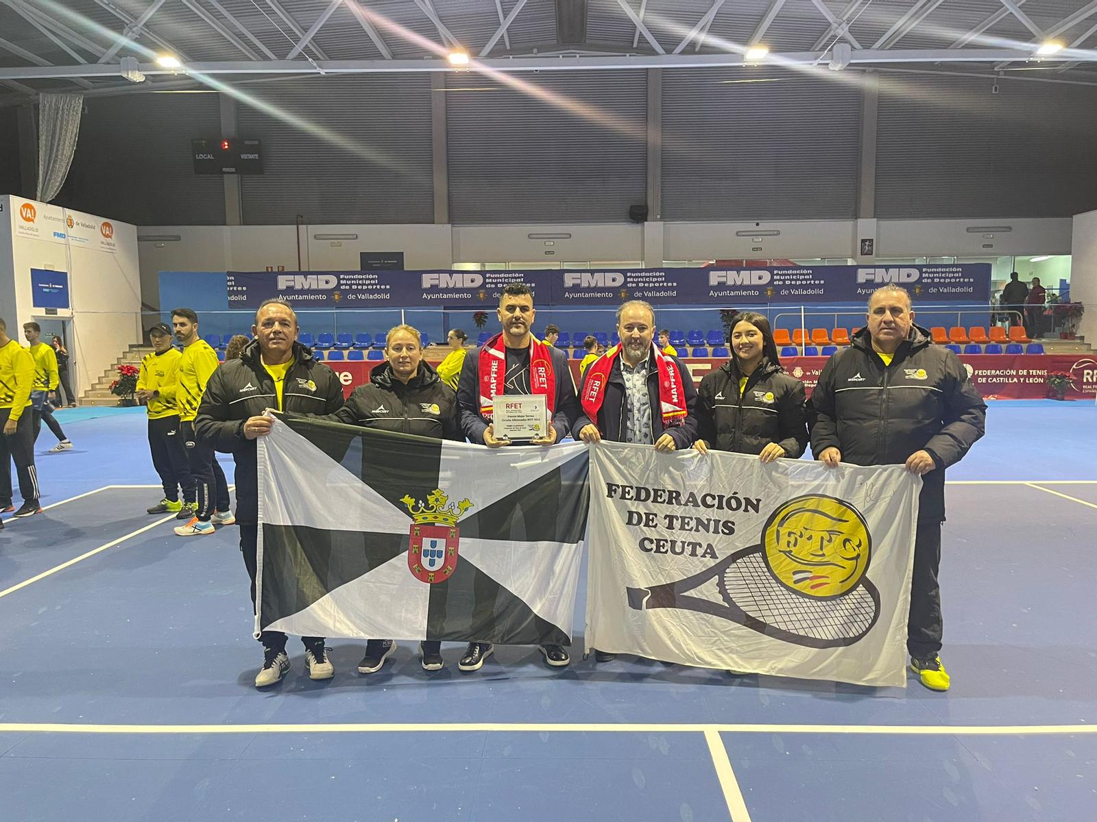 La Federación de Tenis de Ceuta, mejor organizadora del Circuito Nacional de Aficionados 2022