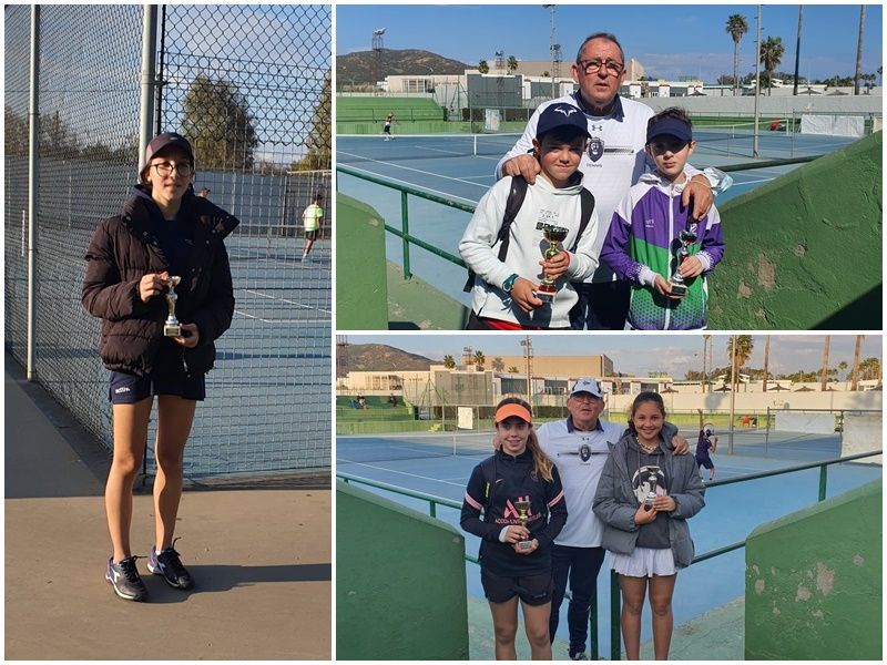 Los jugadores de Ceuta consiguen tres subcampeonatos en el Trofeo de tenis de La Línea