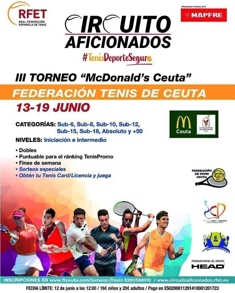 Se abren las inscripciones para la tercera prueba del Circuito Nacional de Aficionados en dobles