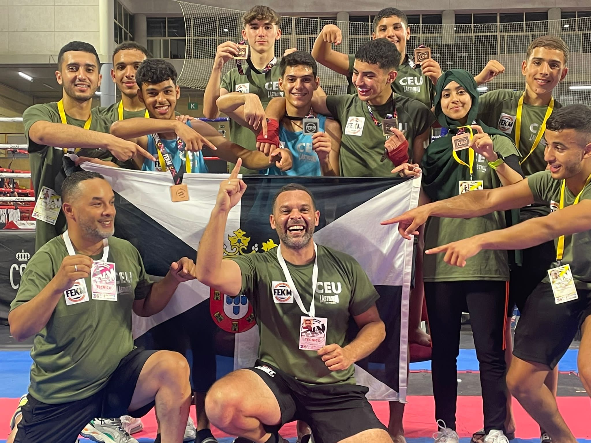 Gran actuación del kickboxing ceutí en el Campeonato de España
