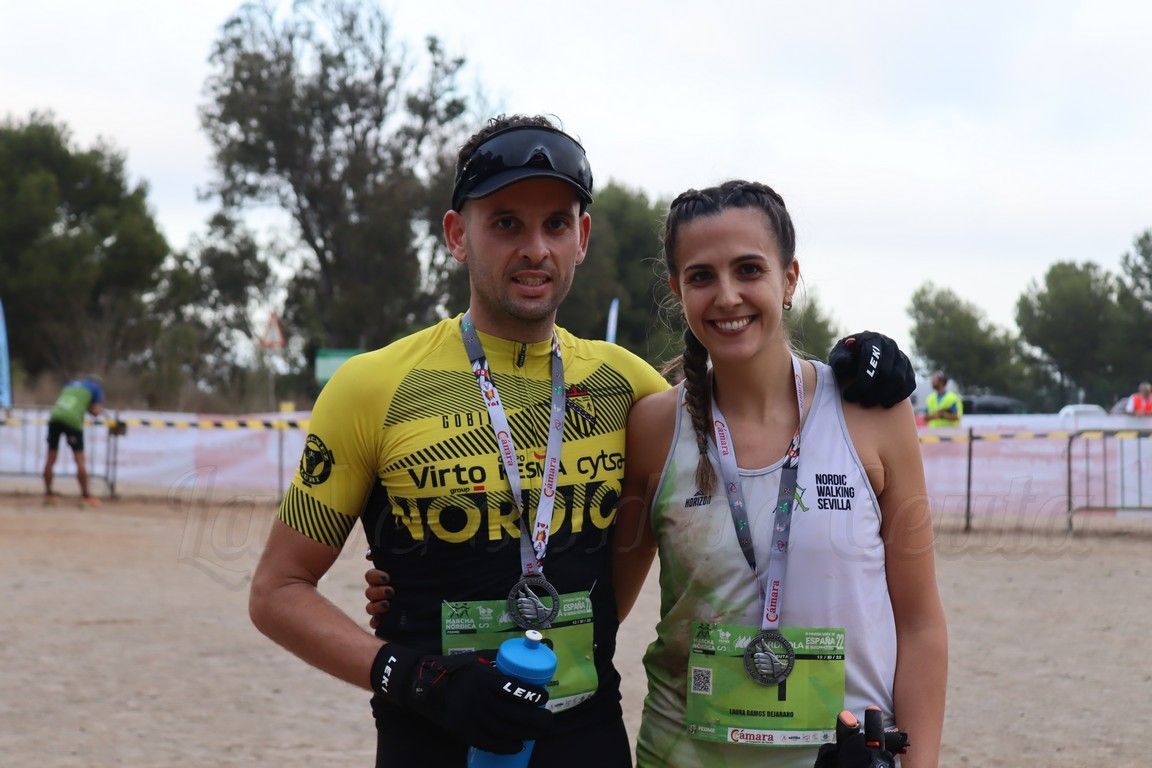 Laura Ramos y Pedro Romero defenderán en Ceuta el título de la Copa de España de marcha nórdica