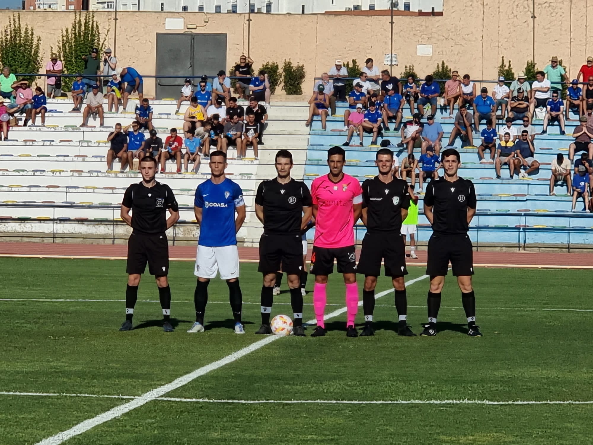 La AD Ceuta continúa su preparación remontando al San Fernando en su estadio (1-2)
