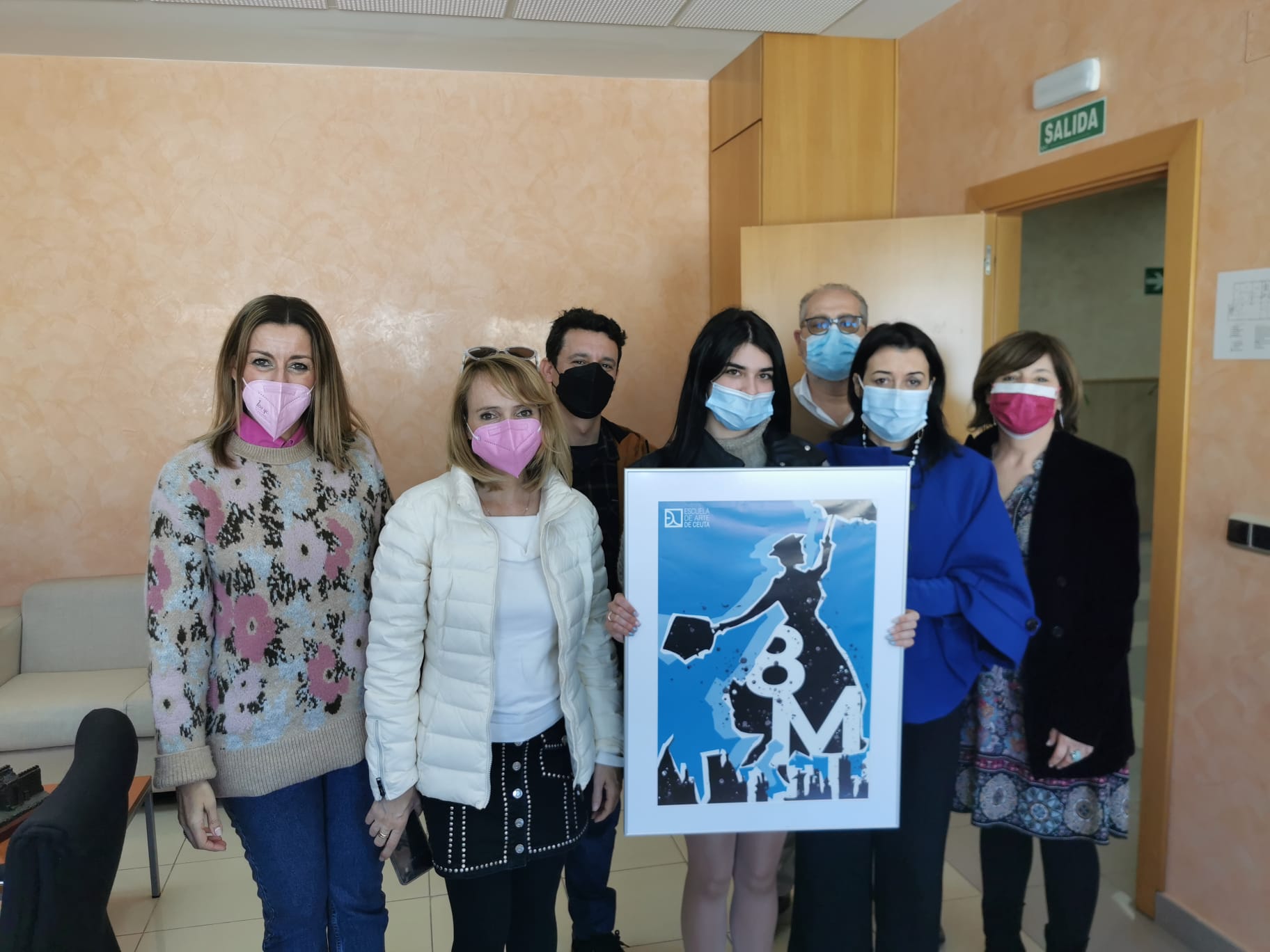 La Escuela de Arte  elabora un cartel para conmemorar el Día Internacional de la Mujer