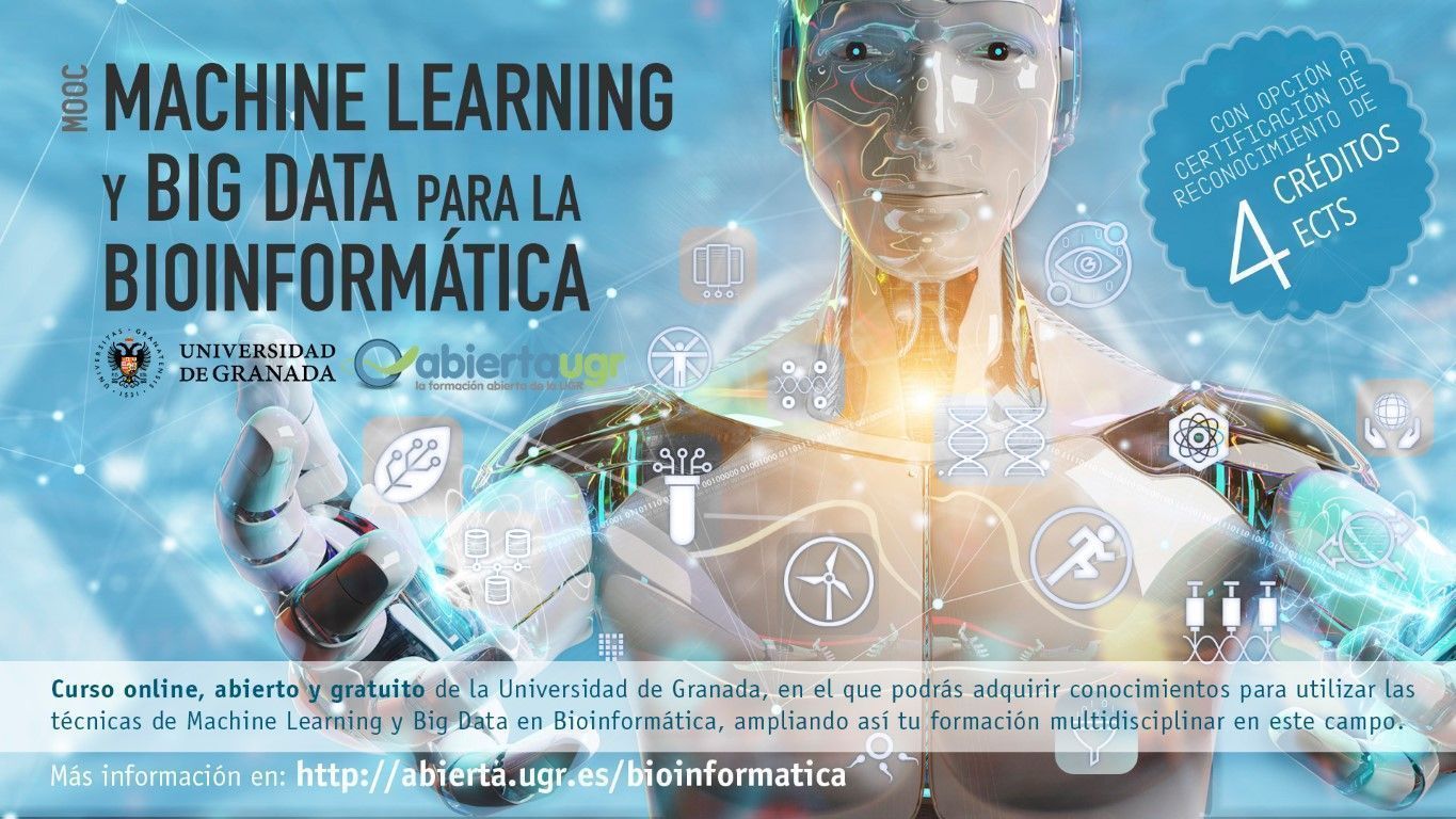La UGR oferta la primera edición del MOOC “Machine Learning y Big Data para Bioinformática”