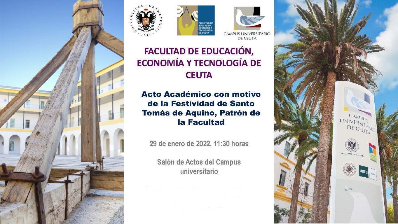 El Campus acoge este sábado un acto académico  con motivo de Santo Tomás de Aquino
