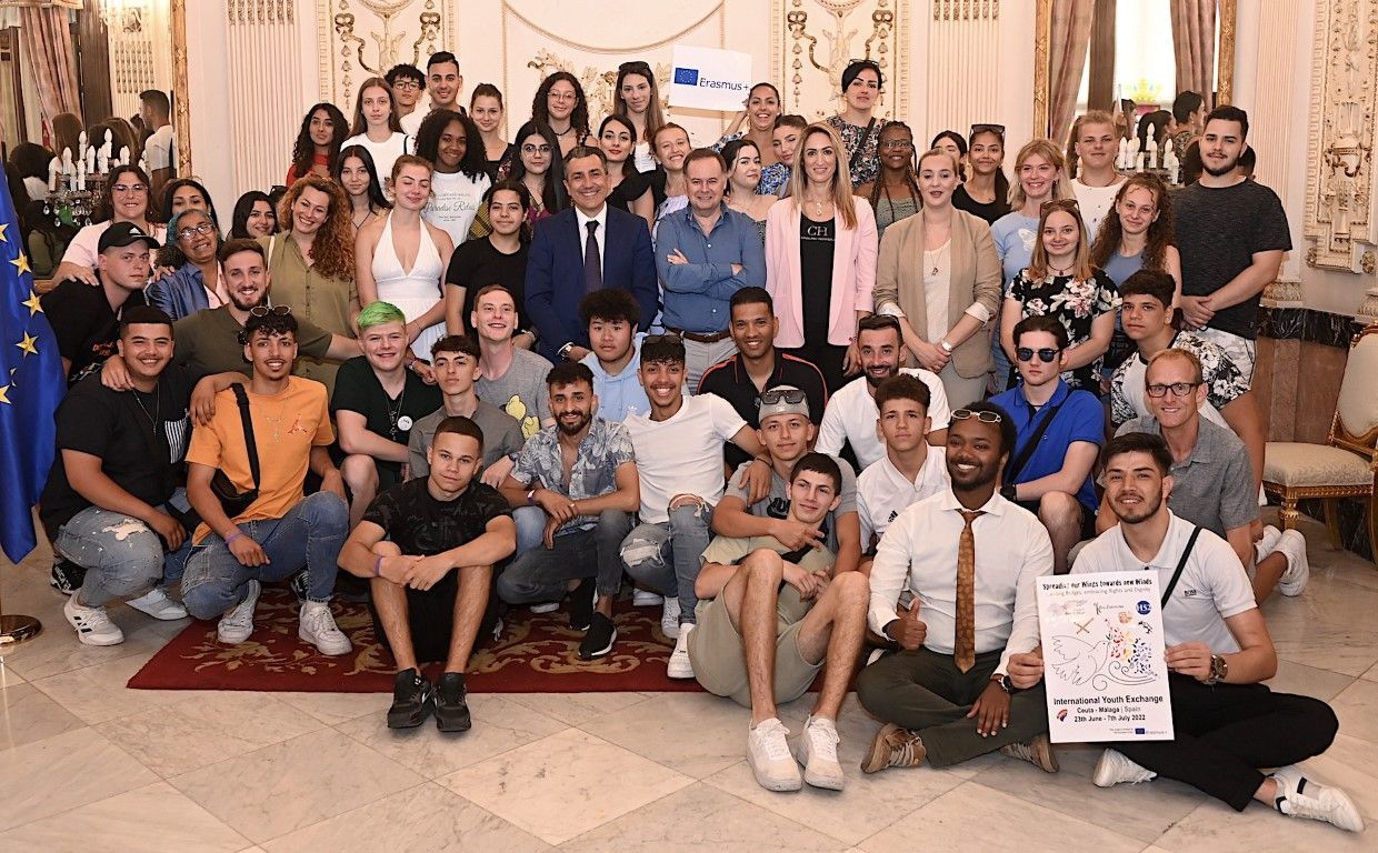 La Ciudad recibe a 60 jóvenes europeos del programa Erasmus +