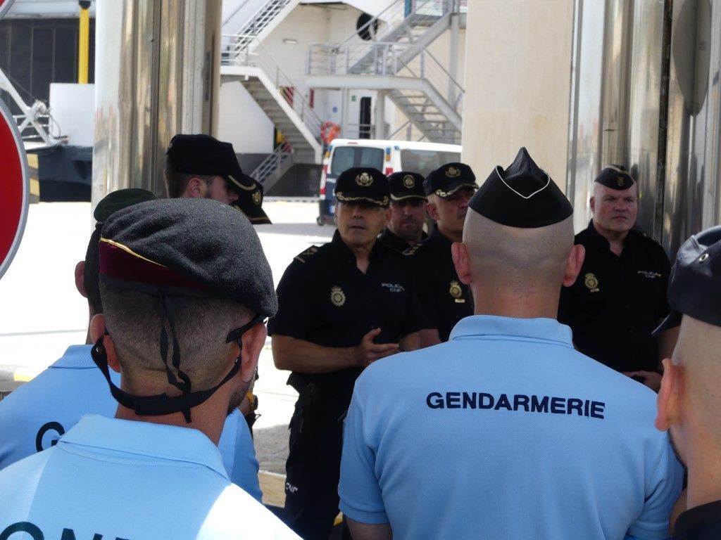 94 expertos de 16 países participan en la Operación Minerva en los puertos de Algeciras, Ceuta y Tarifa